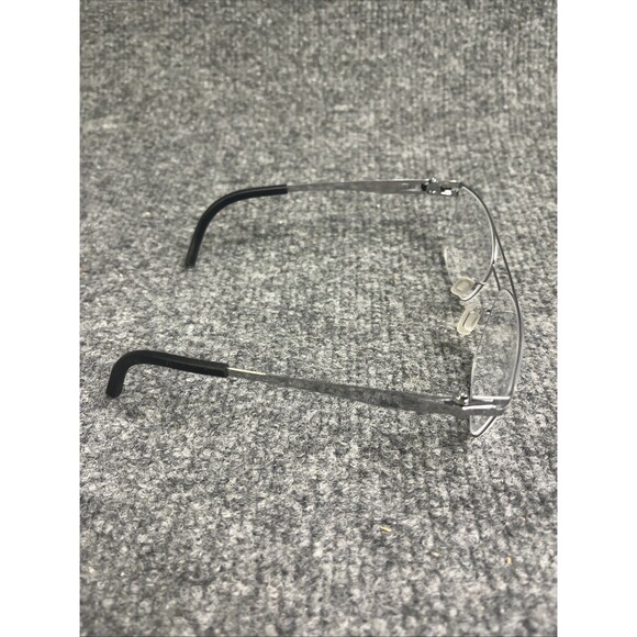 Ovvo Optics Eyeglasses Silver Titanium Rectangle 3708 - Picture 3 of 6